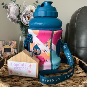 Hydrojug Special Edition Canvas Sleeve bundle with Deep Teal Hydrojug Classic.